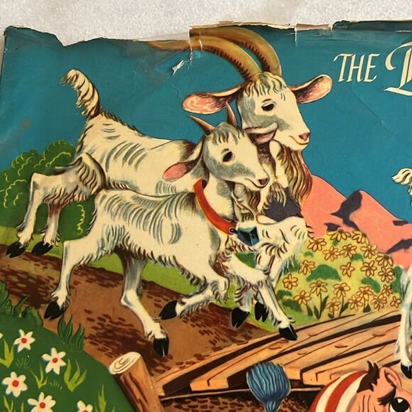 Mercury Records Vintage RARE Red 78 Vinyl Billy Goat Gruff Boris Karloff - Picture 8 of 10